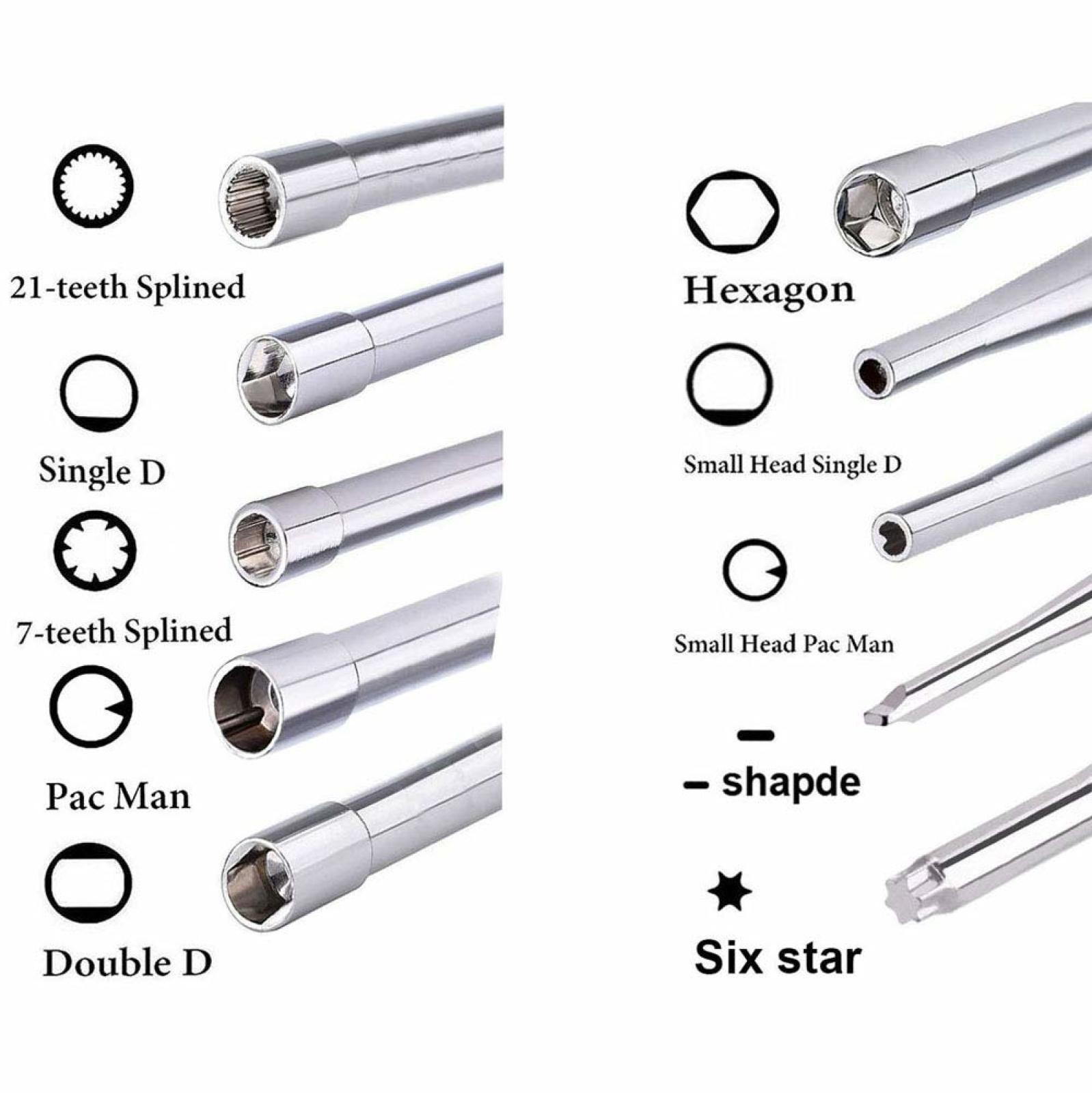 Carburetor Adjustment Tool Kit 10 Pcs Screwdrivers for Common 2 Cycle Small Engine, Trimmer Weed Eater Chainsaw Carb Tune up Adjusting Hand Tool