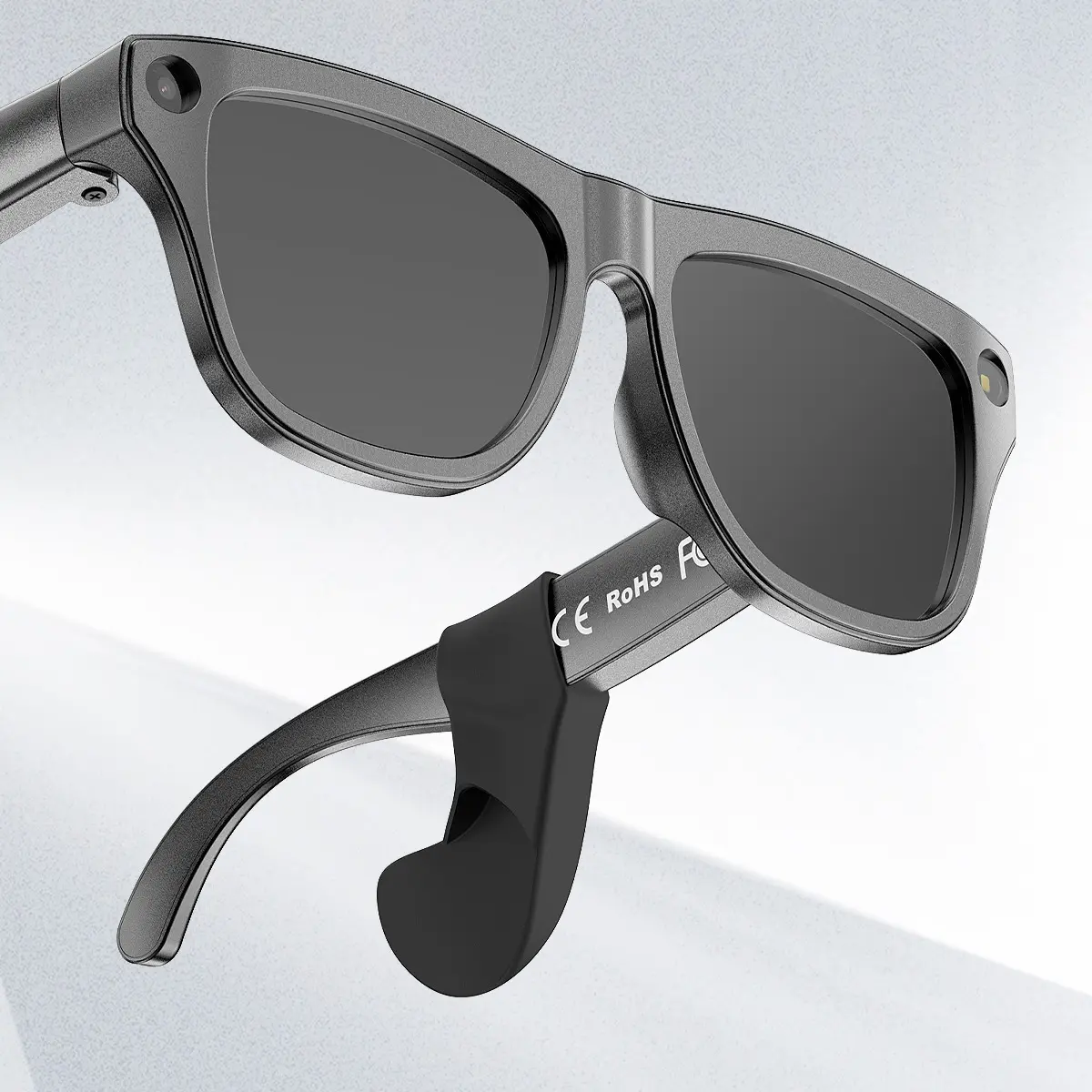 Ai Smart Glasses Xk One Pro, 100mp Video Recording, 720p Local Storage, Bluetooth-compatible Calling, Photo, Video, Audio, Meeting Notes, Ai Translation