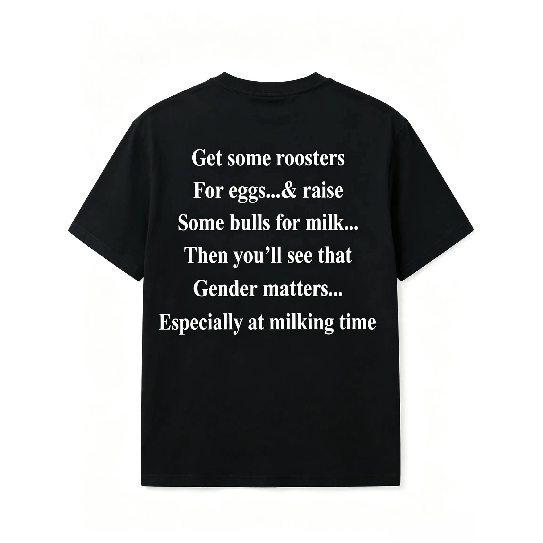Get Roosters And Bull To See Gender T-Shirt, Mens Shirts Funny, Conservative Political Graphics Tee, Patriotism Graphics Shirt, Men's Gifts, Casual Menswear, For Men