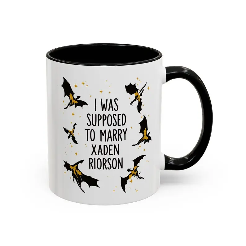 I Was Supposed to Marry Xaden Riorson |   Fourth Wing Mug, Xaden Riorson Mug, Dragon Rider Cup, Empyrean Series Mug, Fourth Wing Merch