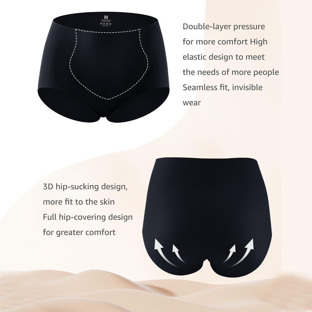 LEVAO High Waisted Seamless Underwear for Women No Show Full Coverage Briefs Stretchy Invisible Panties Pack of 6 SpringStatements