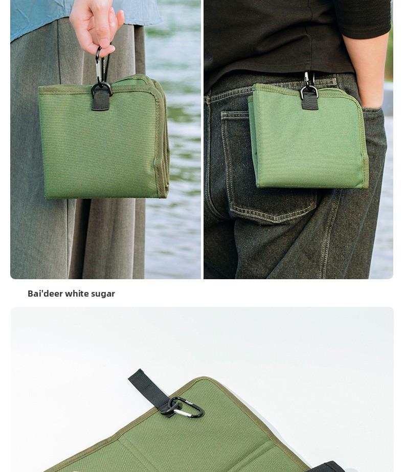 Outdoor Folding Cushion Portable Waterproof Thickened Moisture-Proof Ground Mat for Hiking, Cooling, Picnic, Grass Camping