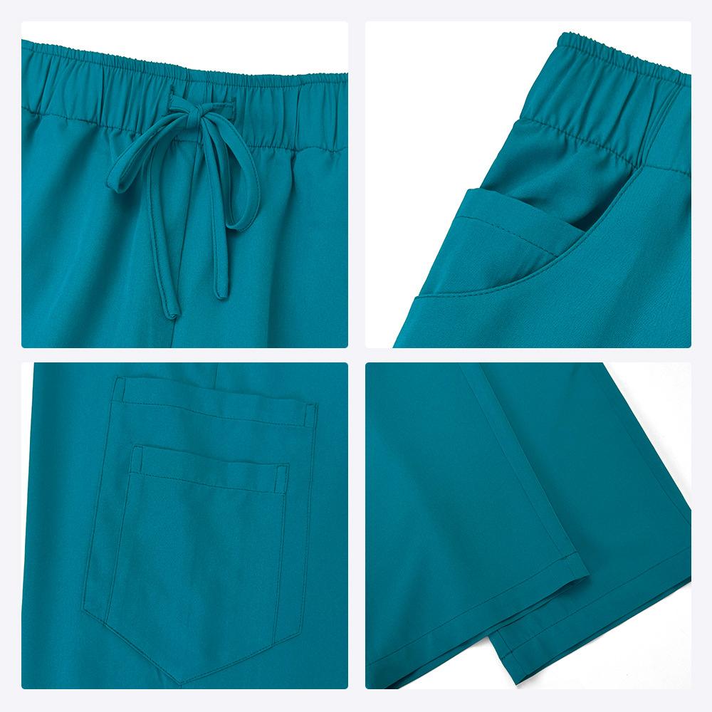 Women's Two-Piece Anesthesia Scrub Set, High-Stretch Workwear for OR Technicians & Nursing Staff