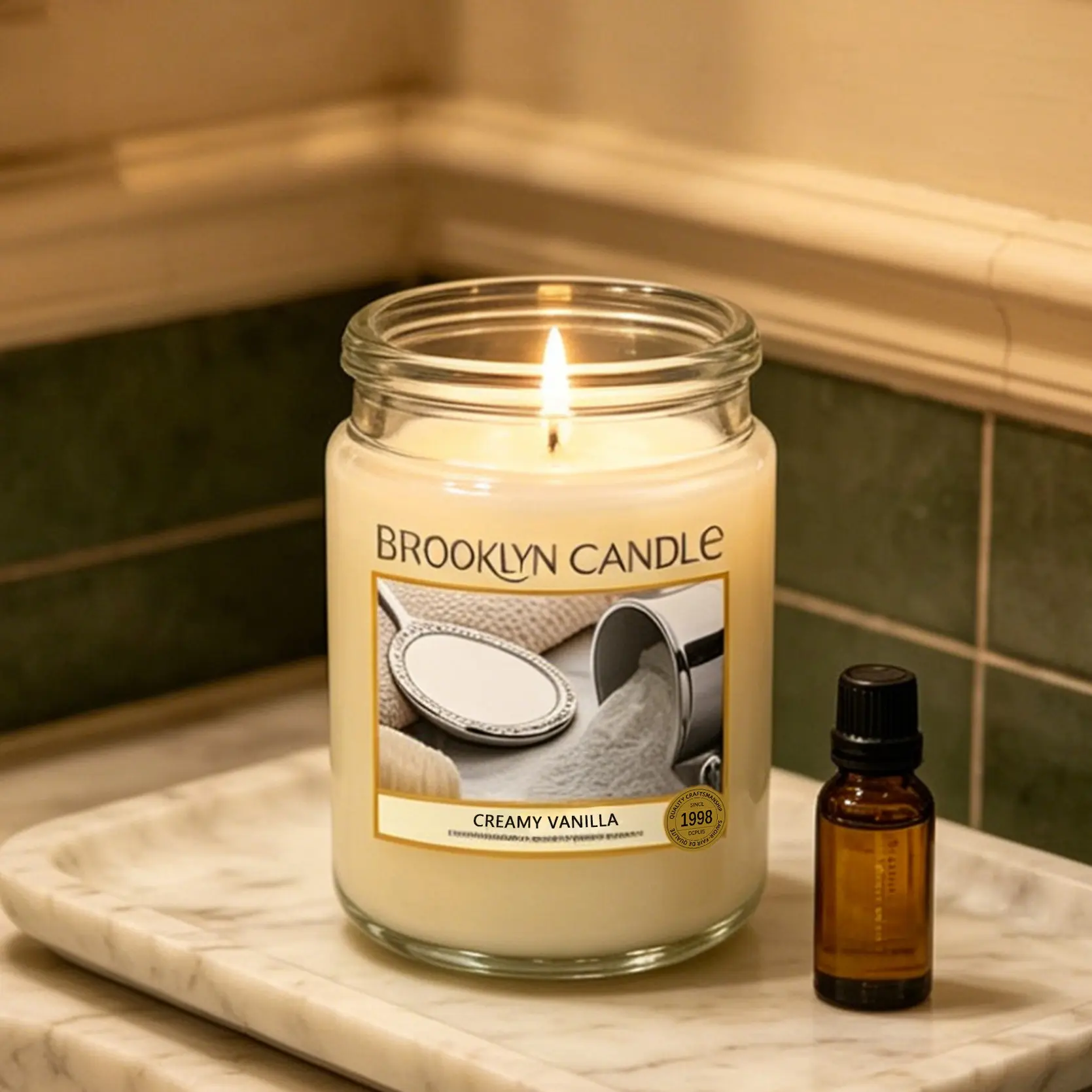 Multi-Scent Single Wick Scented Candle, Long Burn Time, Ideal Gift for Women, Suitable for Bedroom, Bathroom, Toilet, Aromatic Deodorizing Candle