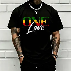 One Love Jamaica T-Shirt, Caribbean Pride Graphic Tee, Jamaican Heritage Shirt, Island Culture Apparel, Tropical Vacation Top, Reggae Inspired Graphic Tee, Casual Unisex Crew Neck Gift for Men Women, Summer Beach Travel Shirt