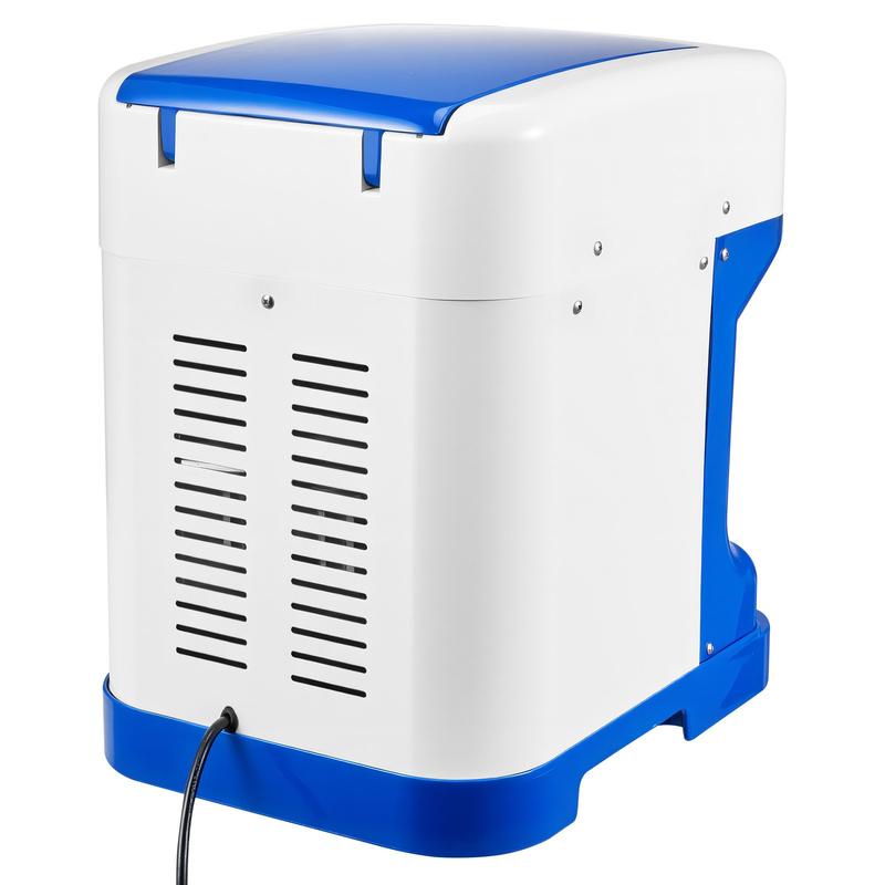 VEVOR Commercial Ice Shaver Crusher, 286lbs Per Hour Electric Snow Cone Maker with 2L Ice Cube Box, 250W 1500RPM Tabletop Shaved Ice Machine for Parties Events Snack Bar, Home and Commercial Use (Blue)