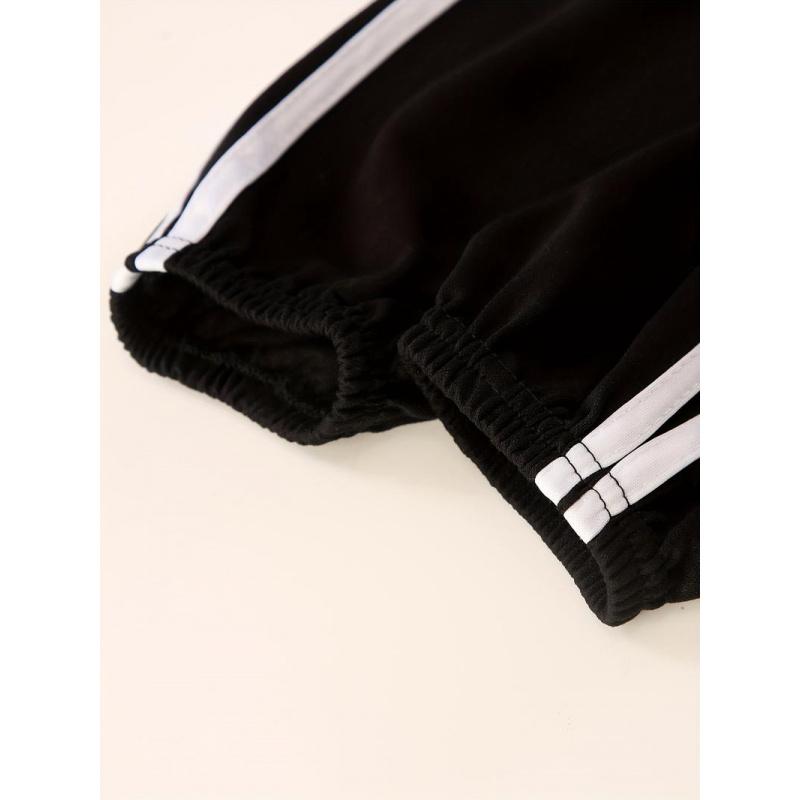 Boys' Lightweight Pants with Side Color Blocking, Children's Sports Pants, Casual Lightweight Jogging Pants Outdoor Activities
