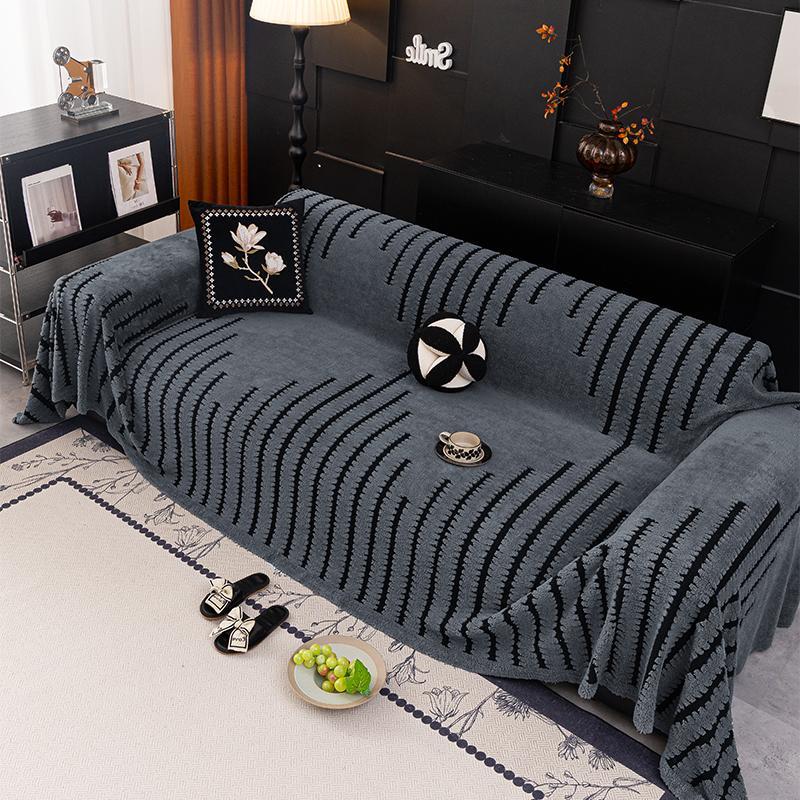 Plush Sofa Cover, Soft Comfortable Couch Protector and Sofa Towel for Living Room, Bedroom, Hotel or Dormitory, Sofa Slipcover for Hmoe Decor