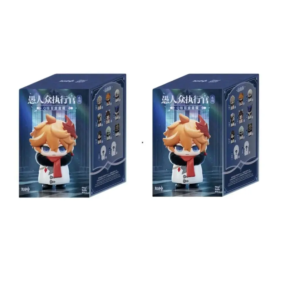 2026 In Stock MiHoYo Genshin Impact Harbinger Blind Box Game Figure Desktop Decor Model Surprise Box Toy Birthday Christmas Gift