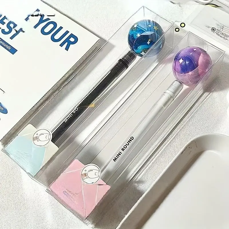 2-Pack Planetary Floating Pens, Healing & Stress Relief, 0.5mm Fine Tip, Office Supplies, Gift, Desk Accessories, Modern Writing Tools, Pens Set