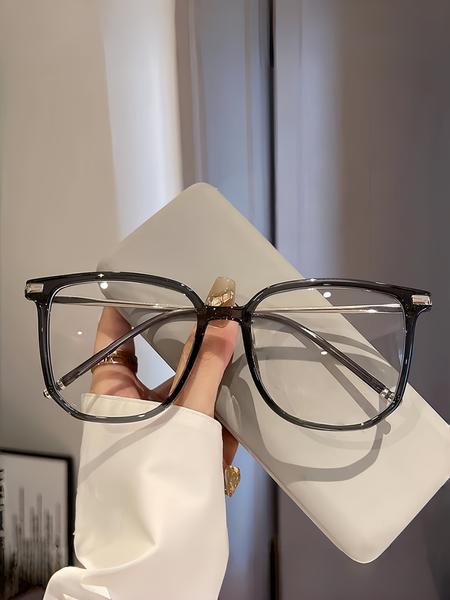 Y2K Retro Square Tortoise Shell Frame Glasses Stylish Unisex Lightweight Casual Style for Work Daily Use TR & Zinc Alloy Decorative Lens Y2K Retro Square Tortoise Shell Frame Glasses Stylish Unisex Lightweight Casual Style for Work Daily Use TR & Zinc Alloy Decorative Lens