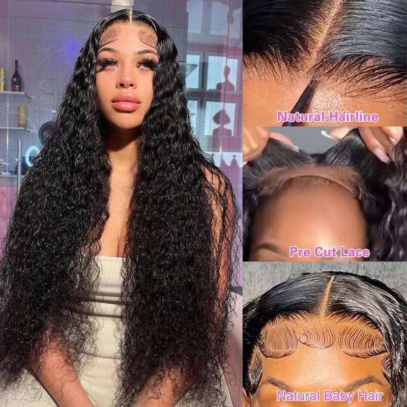 Bling Hair Glueless Wig Human Hair Deep Wave 6x4 5x5 Pre Cut Lace Wig Human Hair Ready To Wear Lace Closure Wigs for Women 13x4 13x6 Transparent Lace Front Wig #TikTokShopFallDealsForYou #TikTokShopHolidayHaul