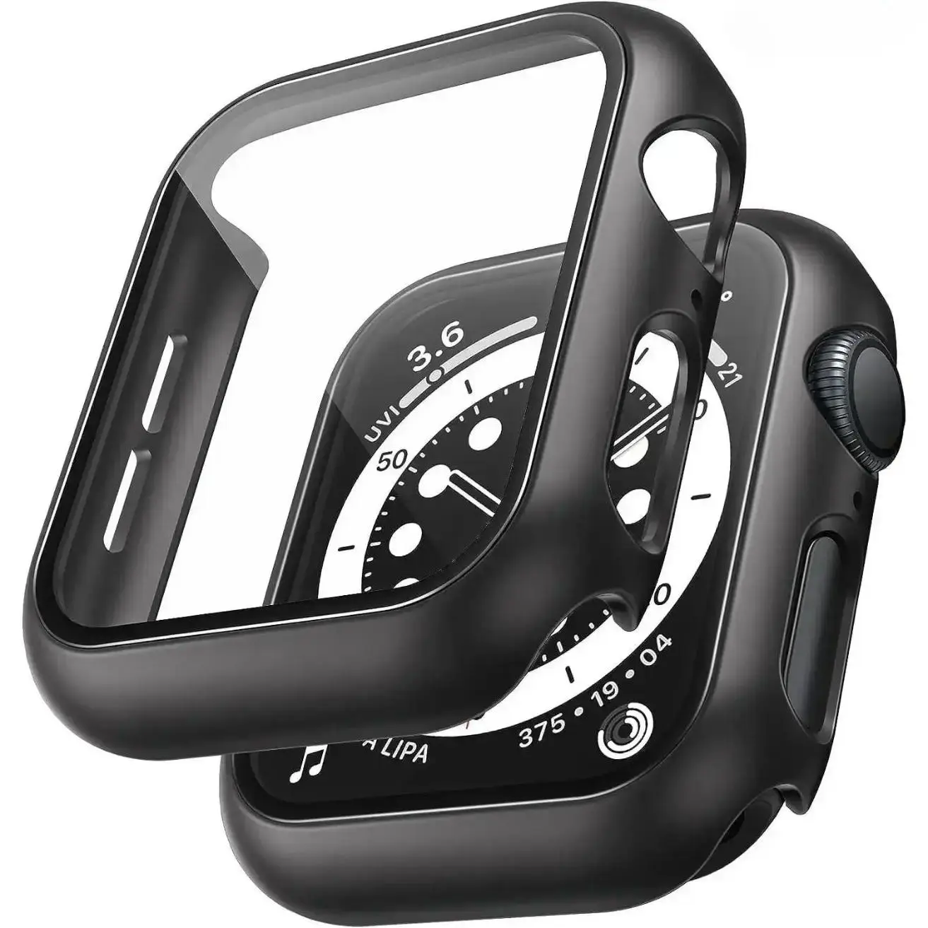 2026 New Tempered Glass Integrated Protective Case For iWatch, Dustproof Clear Full Cover Fits 38–45mm, Durable Screen Shield For Daily & Spring Outfits