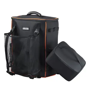 VEVOR Welding Backpack, 33L Welder Backpack with Insulated Bag & Helmet Bag, 600D Polyester Extreme Gear Pack for Tools and Helmet, Multi-Purpose Gear Storage Bag for Welding, Outdoor Camping, Hiking