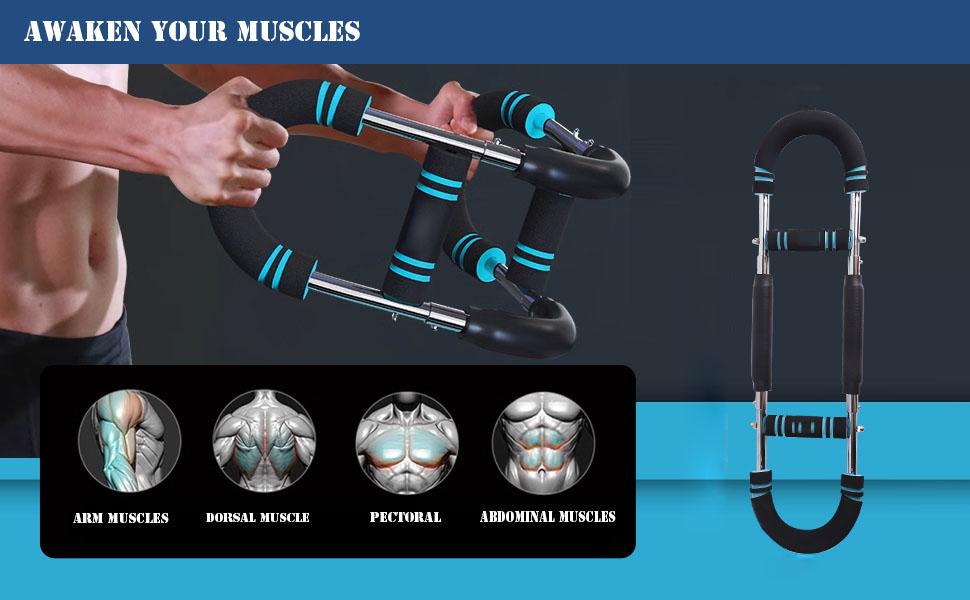 Twister Arm Trainer, 40-100lb Adjustable Chest Workout Equipment, Arm Trainer, Twister Arm Trainer, Detachable Design Fitness Anywhere, Keep Strong Twister Arm Trainer, 40-100lb Adjustable Chest Workout Equipment, Arm Trainer, Twister Arm Trainer, Detachable Design Fitness Anywhere, Keep Strong