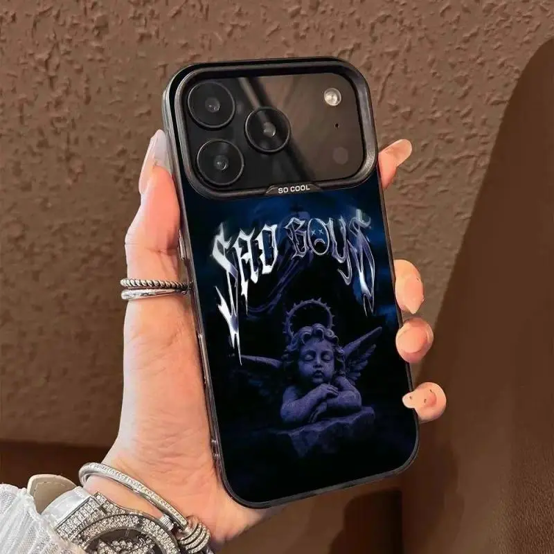 J-Junior H Sad Boyz Girlz Custom Polycarbonate Smartphone Case - Simple, Sophisticated Design, Protective for Handheld Cellphone Devices, Compatible with iPhone 17 Pro MAX, Air, 16, 15, 14, 13, 12, 11 Pro MAX Plus, Ideal Fan Gift