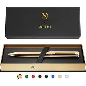 Ballpoint Pen - Stunning Luxury Pen, Real  ,  Black Refill,  Ball Pen  Set for Men & Women, Professional Executive Office, Nice Fancy Designer Pens