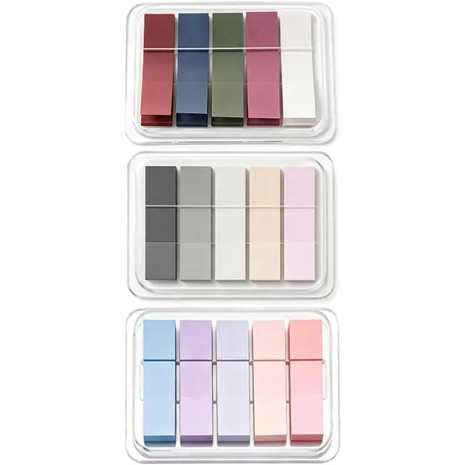 300 count Sticky Tabs for Annotating Books, Clear Index Note Stickers for , Notebooks & Reading, Small Mini Pop Up Tab Set, Paper Annotation Notes Flag Sticker for Notebook