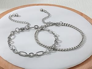 Sanfenly 8Pcs Gold Bracelets For Women, 14K Real Gold Plated Dainty Trendy Stackable Stacking Bracelets Chain Charm Link Paperclip Beaded Bracelet Stainless Steel Stretch Layered Women's Bracelet Sets Sanfenly 8Pcs Gold Bracelets For Women, 14K Real Gold Plated Dainty Trendy Stackable Stacking Bracelets Chain Charm Link Paperclip Beaded Bracelet Stainless Steel Stretch Layered Women's Bracelet Sets