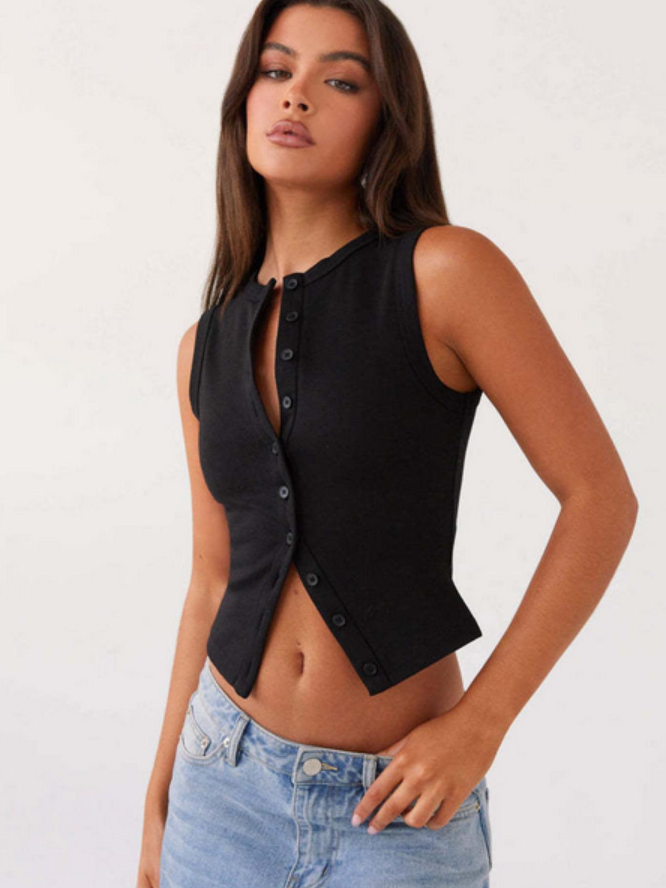 Women's Solid Color Detachable Chest Pad Sports Singlet, Breathable Comfortable Sleeveless Sports Top, Ladies Sportswear for Indoor Outdoor Wear, Athletic Style Activewear