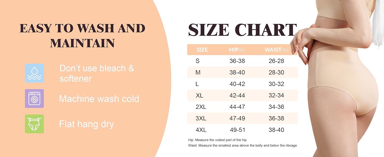 Absorbent Incontinence Underwear for Women Washable Leak Proof Seamless Urine Postpartum Protective Brief