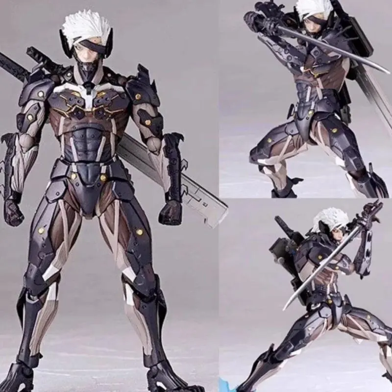 2026 new hot item In Stock Yamaguchi Metal Gear Solid Mgs Raiden Snake Action Figureanime Model Trendy Toys Desktop Doll Collectibles Gift Toys