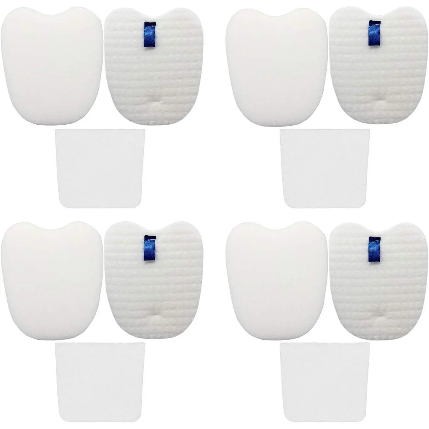 Vacuum Filters  Kit for  Rocket DuoClean HV380 | HV380W HV381 HV382 HV384Q UV380 ZS360 ZS361C ZS362, 4  & Felt Filters 4 -Filters, Compare to Part XPMFK320&XPSTFH380