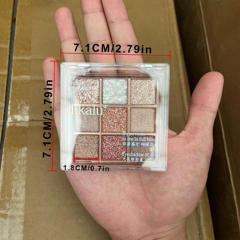 Glitter Eyeshadow Palette, Shimmering High Pigmented Glittering Blendable Eyeshadow Powder, Long Lasting Multicolor Shimmer Eye Makeup Product, Summer Makeup, Glam, Glitter Beauty, Cosmetic Glitter Eyeshadow Palette, Shimmering High Pigmented Glittering Blendable Eyeshadow Powder, Long Lasting Multicolor Shimmer Eye Makeup Product, Summer Makeup, Glam, Glitter Beauty, Cosmetic