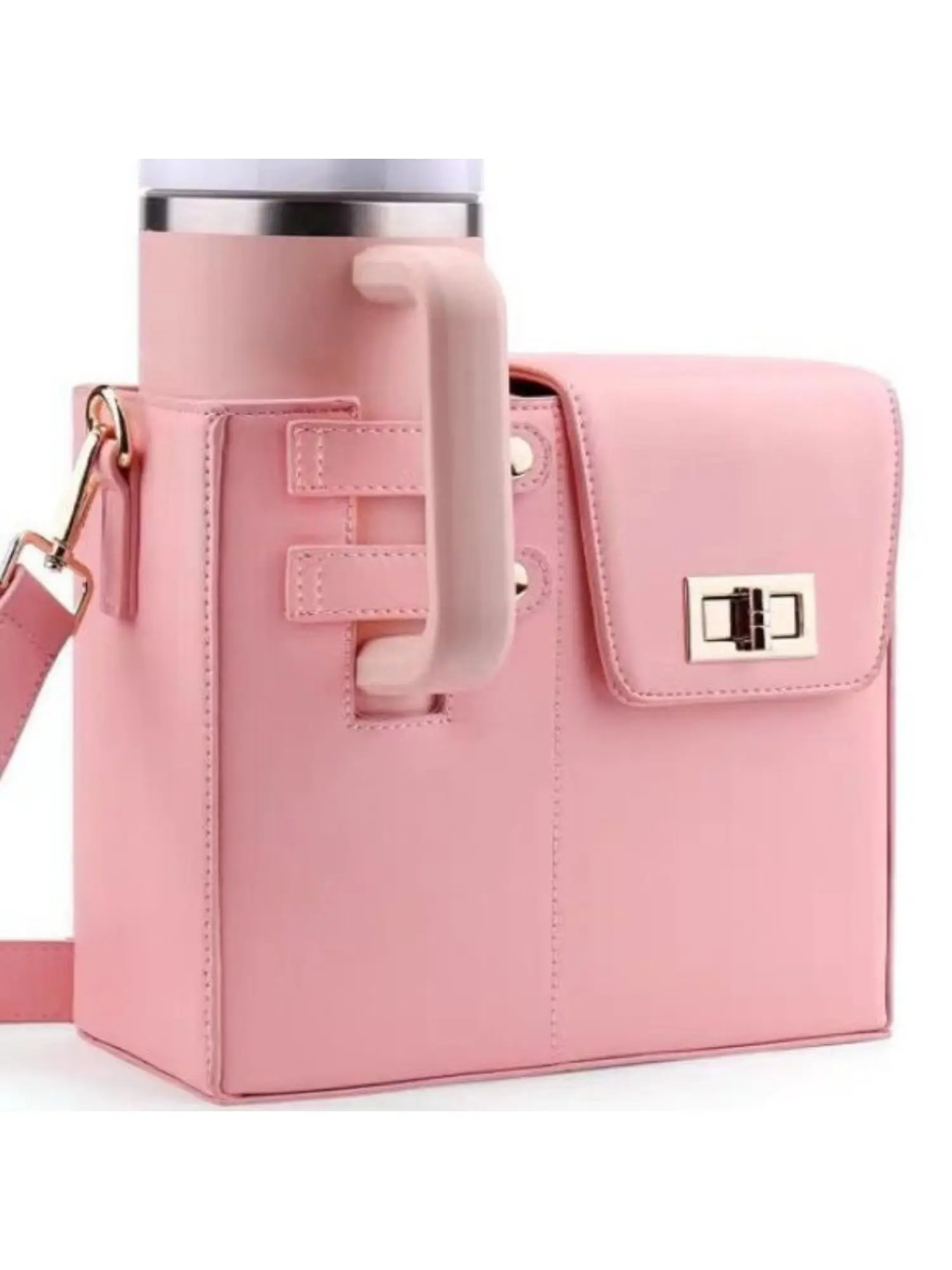 Outdoor Portable Single‑shoulder Crossbody Bag, Large‑capacity Water Bottle & Purse, Water Bottle Pouch