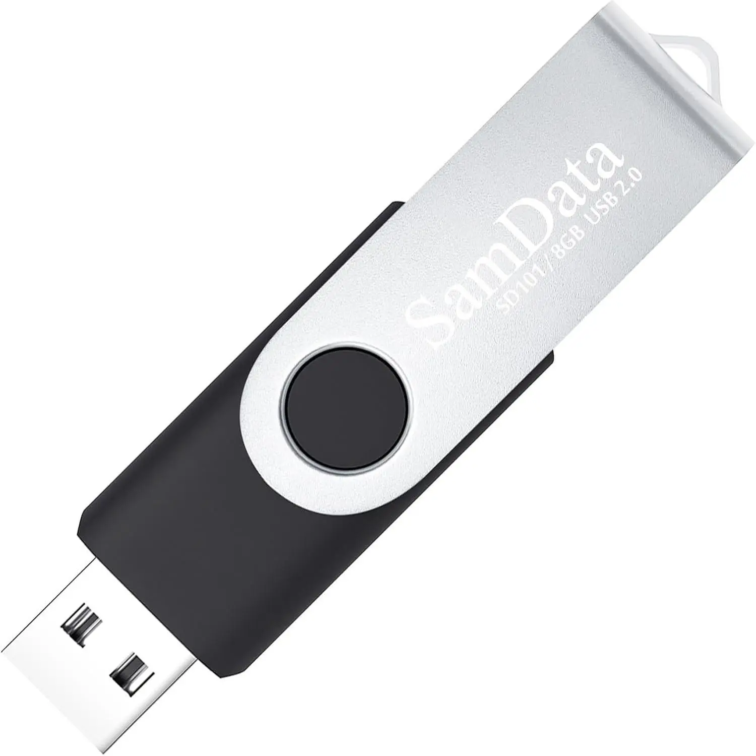 8GB USB Flash Drives 1 Pack USB 2.0 Thumb Drives 8GB Jump Drive USB Memory Stick with Led  (Black, 1 Pack)