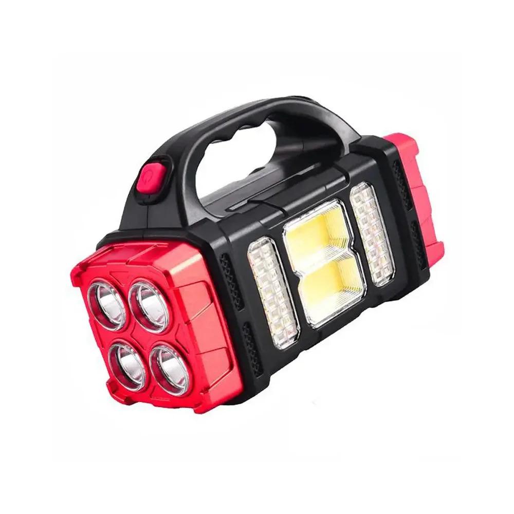 Ready to Ship From USA Solar LED Powerful USB & Flashlight with 4 Gear Charge Mobile Phone CE RoHS Camping Lamp for Outdoor Use