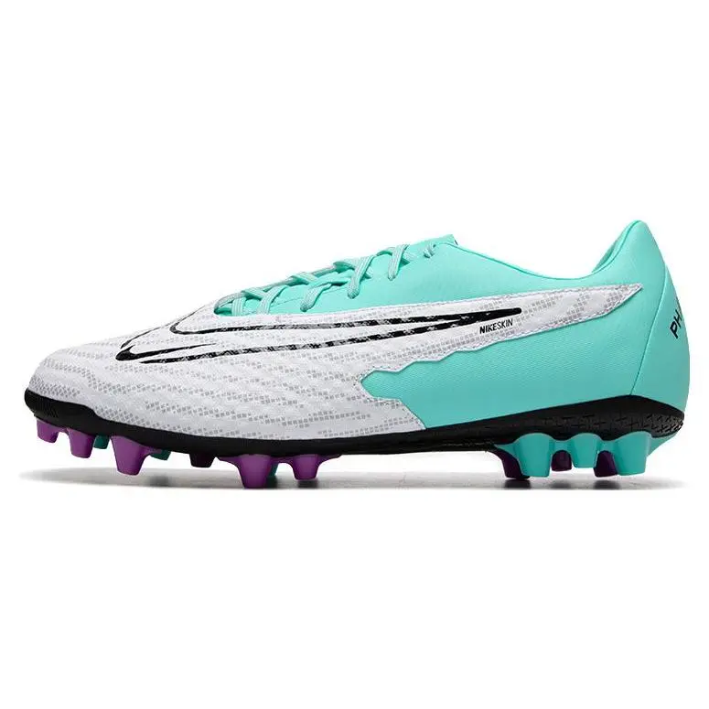 Nike Phantom GX Academy Soccer Cleats for Men – Turf-Friendly AG Outsole, Bright Turquoise Color Verifiable, with credentials and supporting global authentication