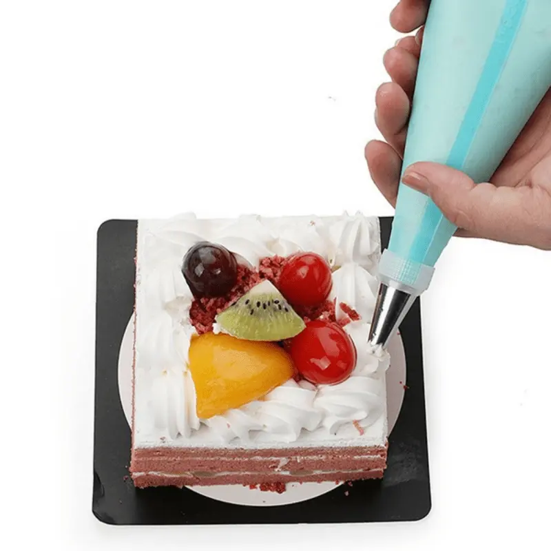 8/16PCS Silicone Pastry Bag Tips Kitchen DIY Cake Icing Piping Cream Cake Decorating Tools Reusable Pastry Bags+Nozzle Set