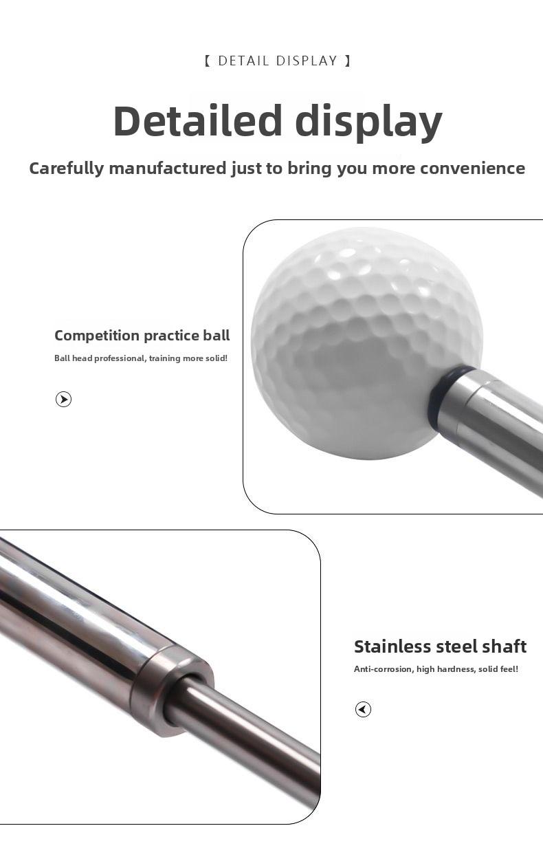 Telescopic Golf Swing Trainer - Swing Posture Aid & Training Stick (Ambidextrous / Universal for Left & Right-Handers)