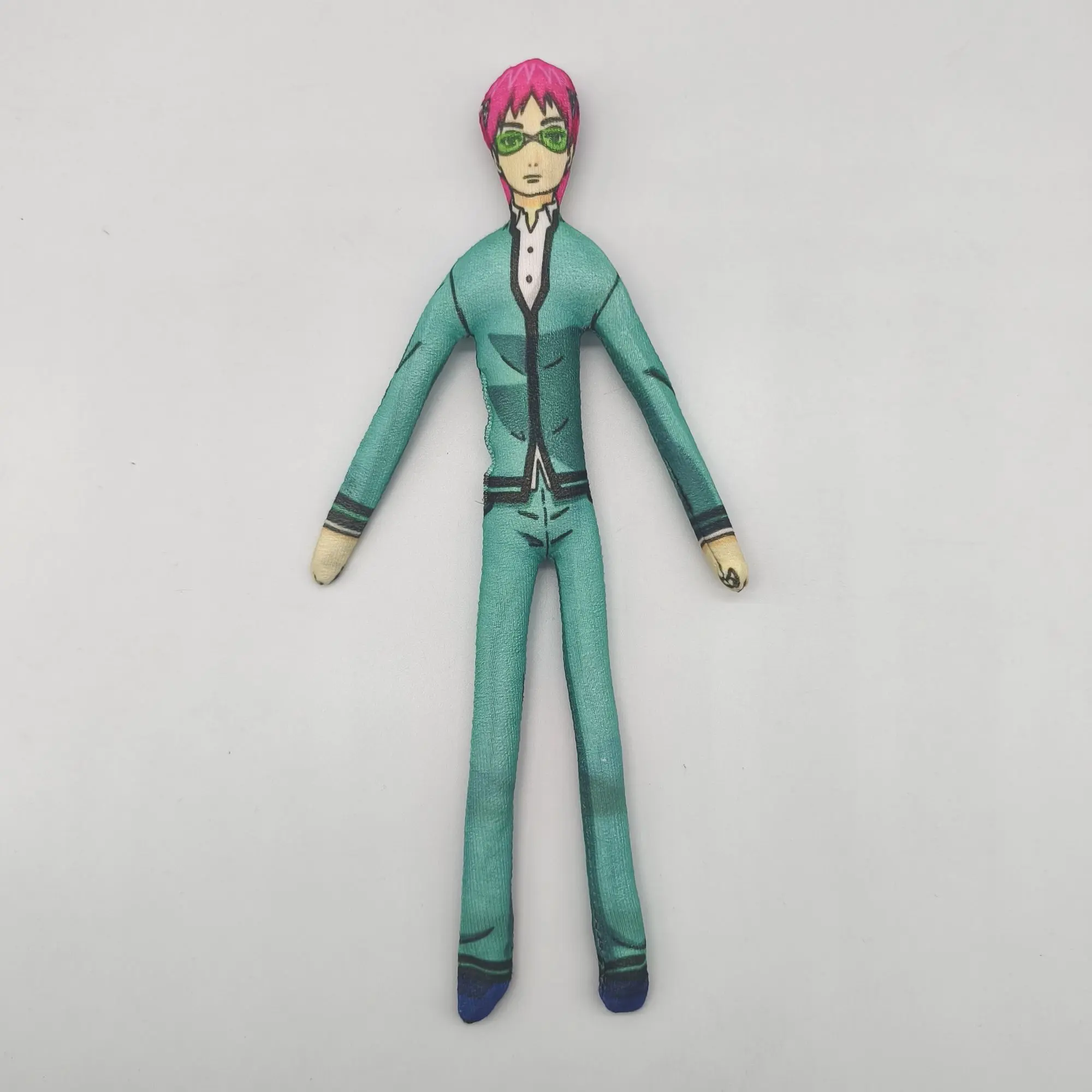 Anime The Disastrous Life of Saiki K Saiki Kusuo Cosplay Doll Twistable Shape Room Decoration Abstract Cartoon Figure Dolls Gift