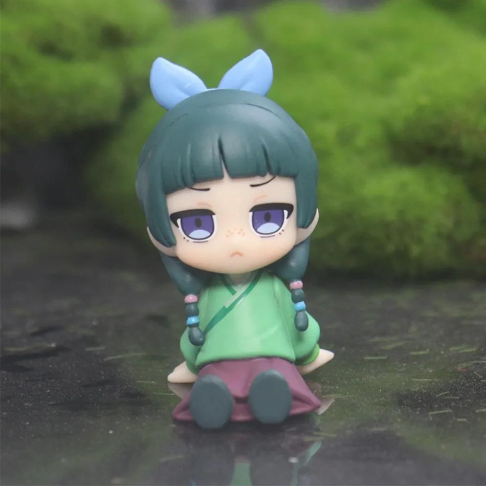 Apothecary Diaries Maomao Jinshi Ren Mini Q Version Figure - Cute Anime Desk Ornament PVC Model Gift for Fans