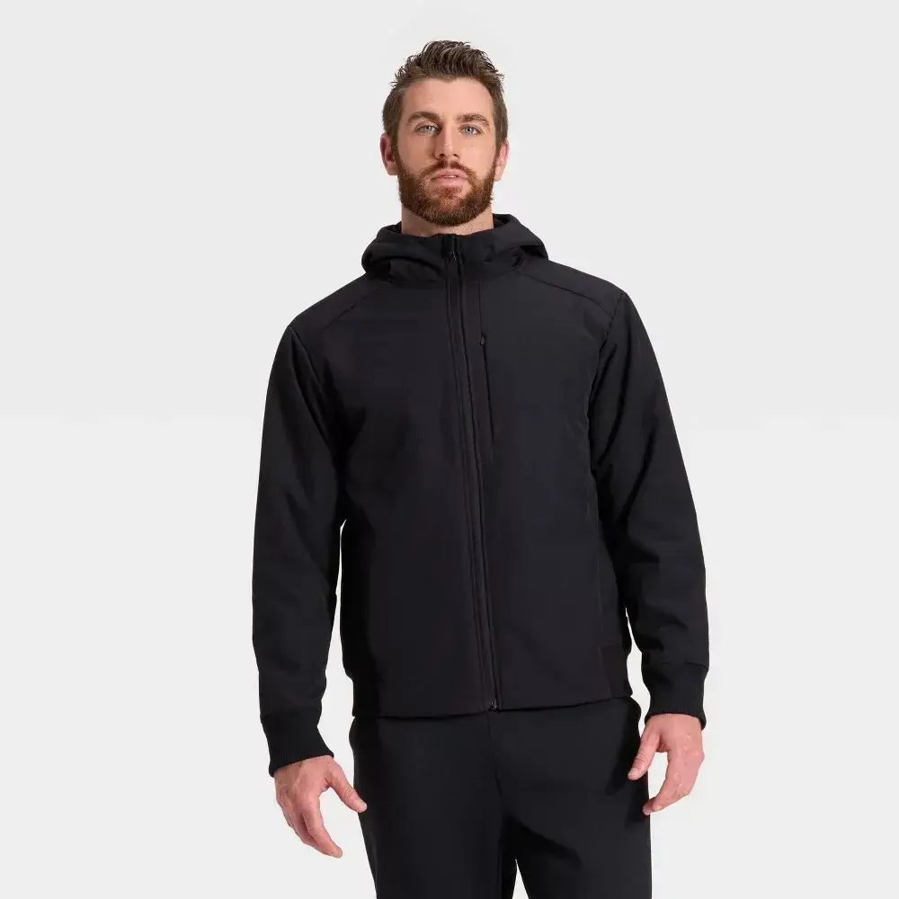 Men's Soft Shell Fleece Jacket - All In Motion