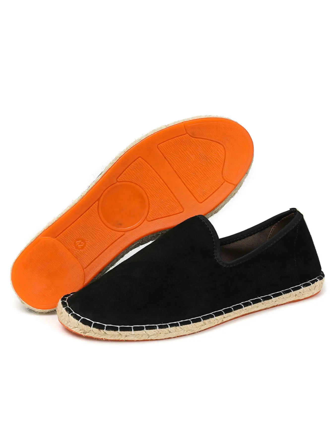 Men's Loafers Canvas Shoes, Casual Plain Design, Breathable Textile Upper, Rubber Sole, Medium Width, Couples' Fishing Shoes