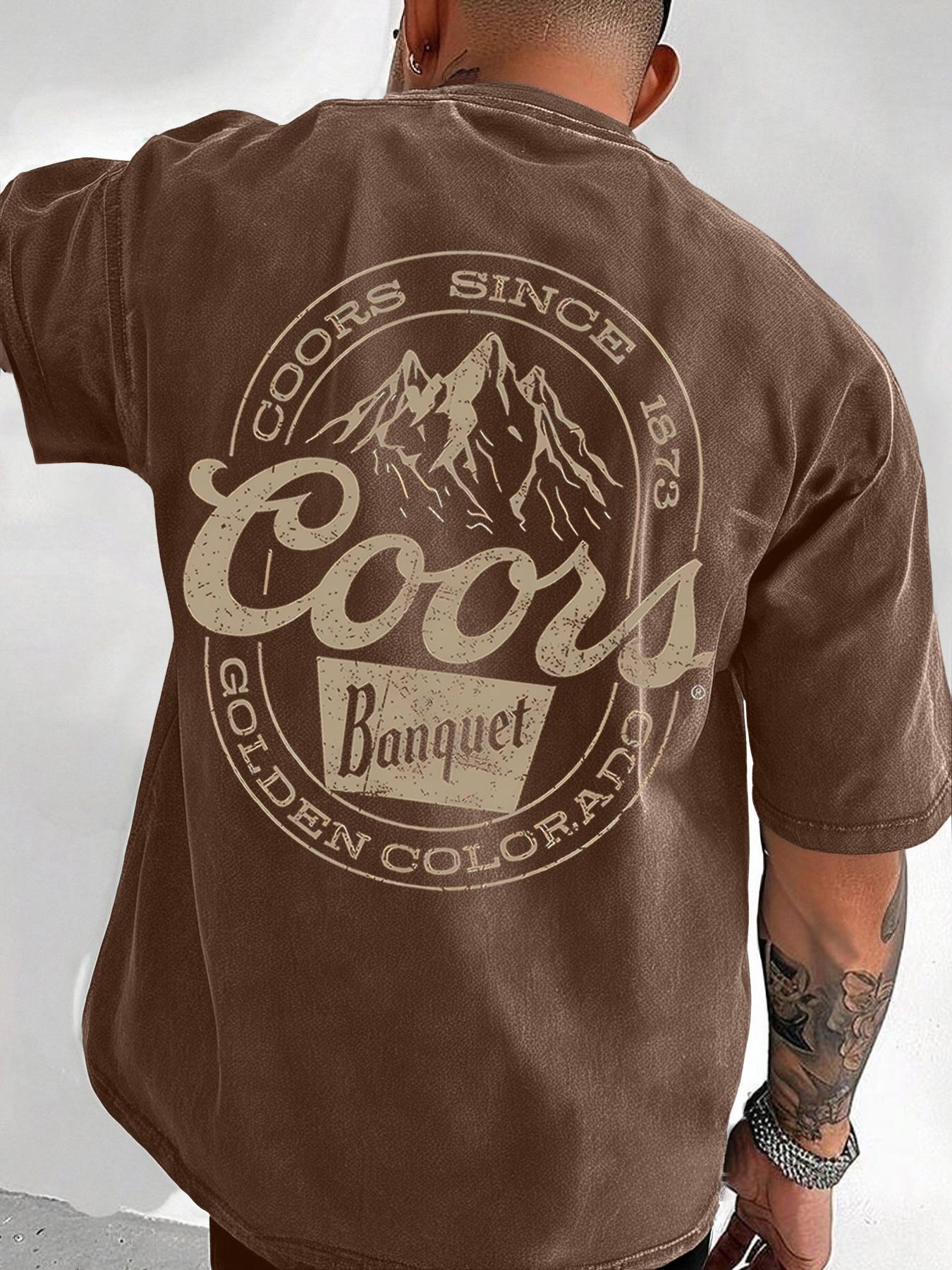Fashionable street style element pattern, washed and breathable pure cotton, high weight, high texture, comfortable round neck short-sleeved Fitted T-shirt, Casual, Streetwear, Crewneck, Soft, Fabric, Casual Streetwear Essentials