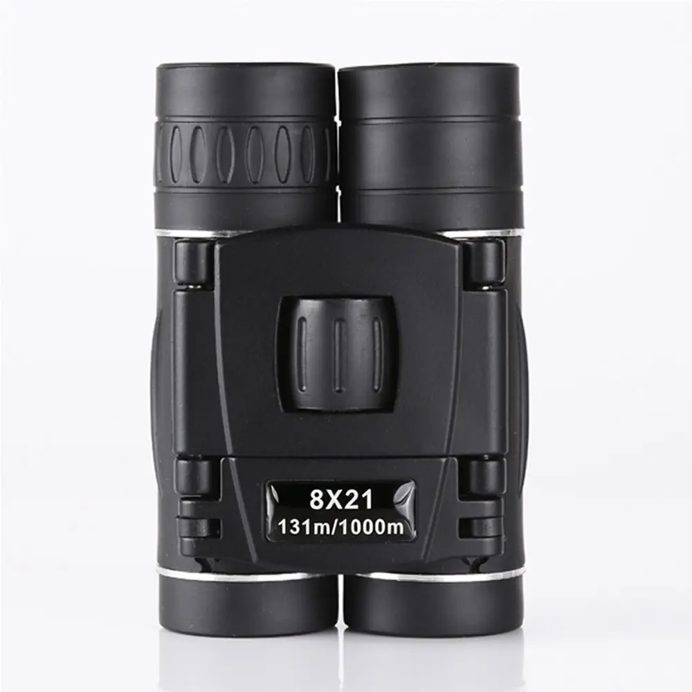 8x21 Mini Folding Binoculars, Comfortable Grip, HD Portable, Telescopic Pocket, Small Pocket Telescope, Lightweight, Outdoor Viewing, Bird Watching, Travel