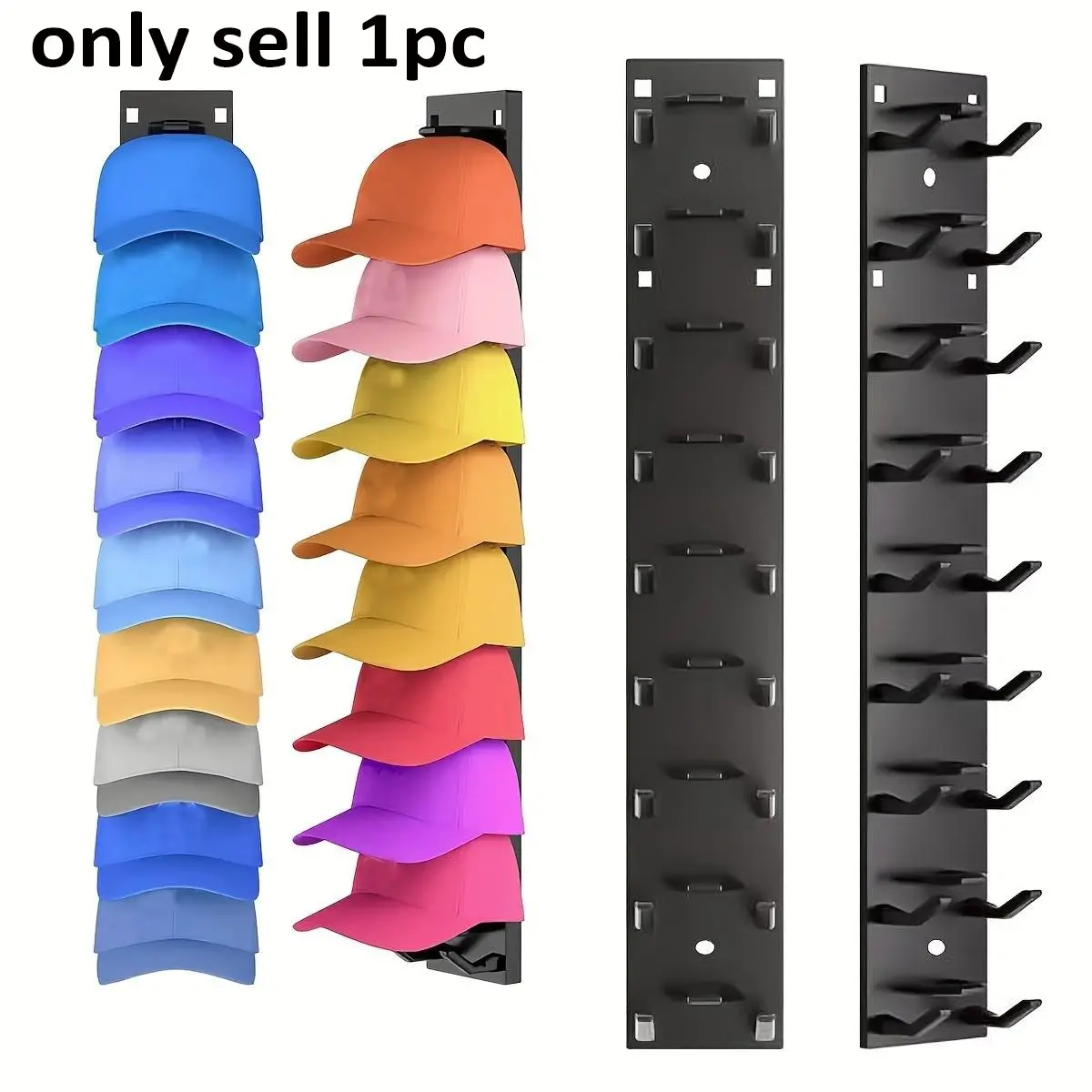 Wall-mounted hat rack, Hat holder hanger, Cap Holder, for home use ...
