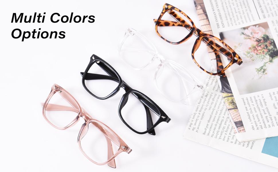 Progressive Multifocal Reading Glasses for Women Men, Anti Glare/Eyestrain Blue Light Blocking Computer Readers