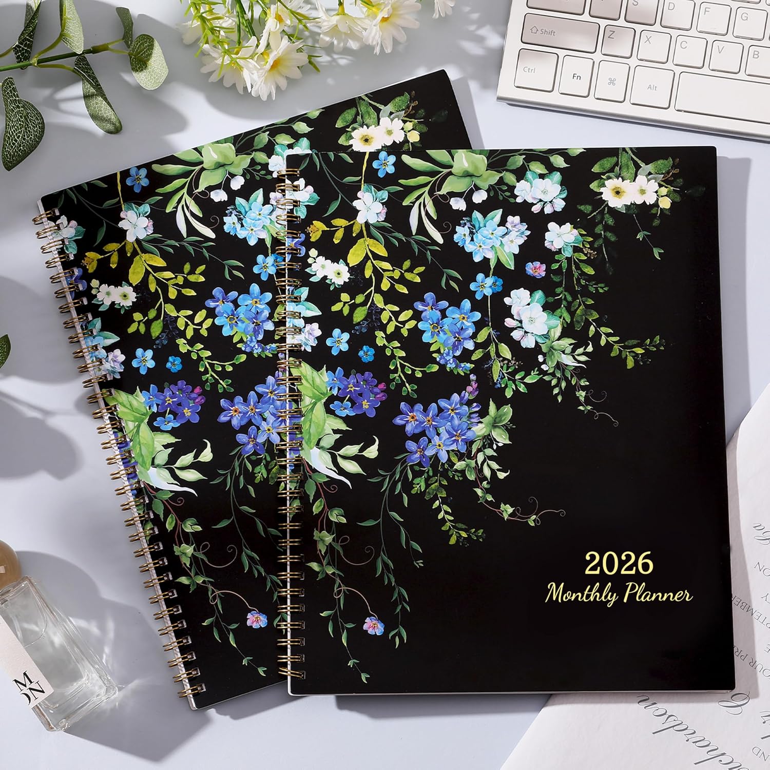 2026 Monthly Planner - 9'' x 11'', Large 12 Monthly Calendar/Planner 2026, Jan. 2026 - DEC. 2026, 2026 Calendar Planner with -wire Binding, Note Pages, Tabs, Inner Pocket, Thick Paper