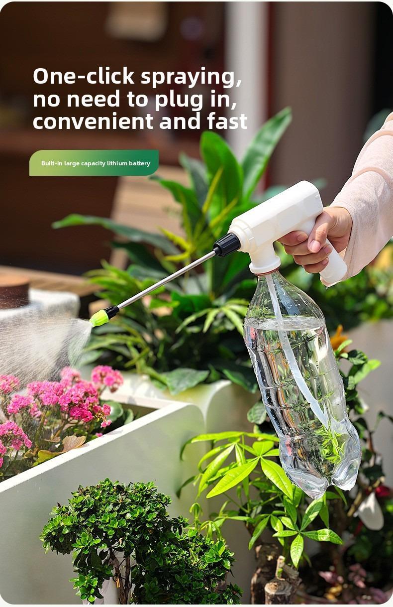 Electric sprinkler for watering flowers, cleaning, and sanitation; multi-functional sprinkler for household use.