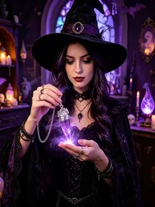 1pc Lotus rune circular pointed natural crystal spirit pendulum pendant, witch yoga spiritual aura gem wheel healing crystal, used for chakra energy balance, divination witchcraft, spiritual energy emotion therapy, spiritual talent detection tool