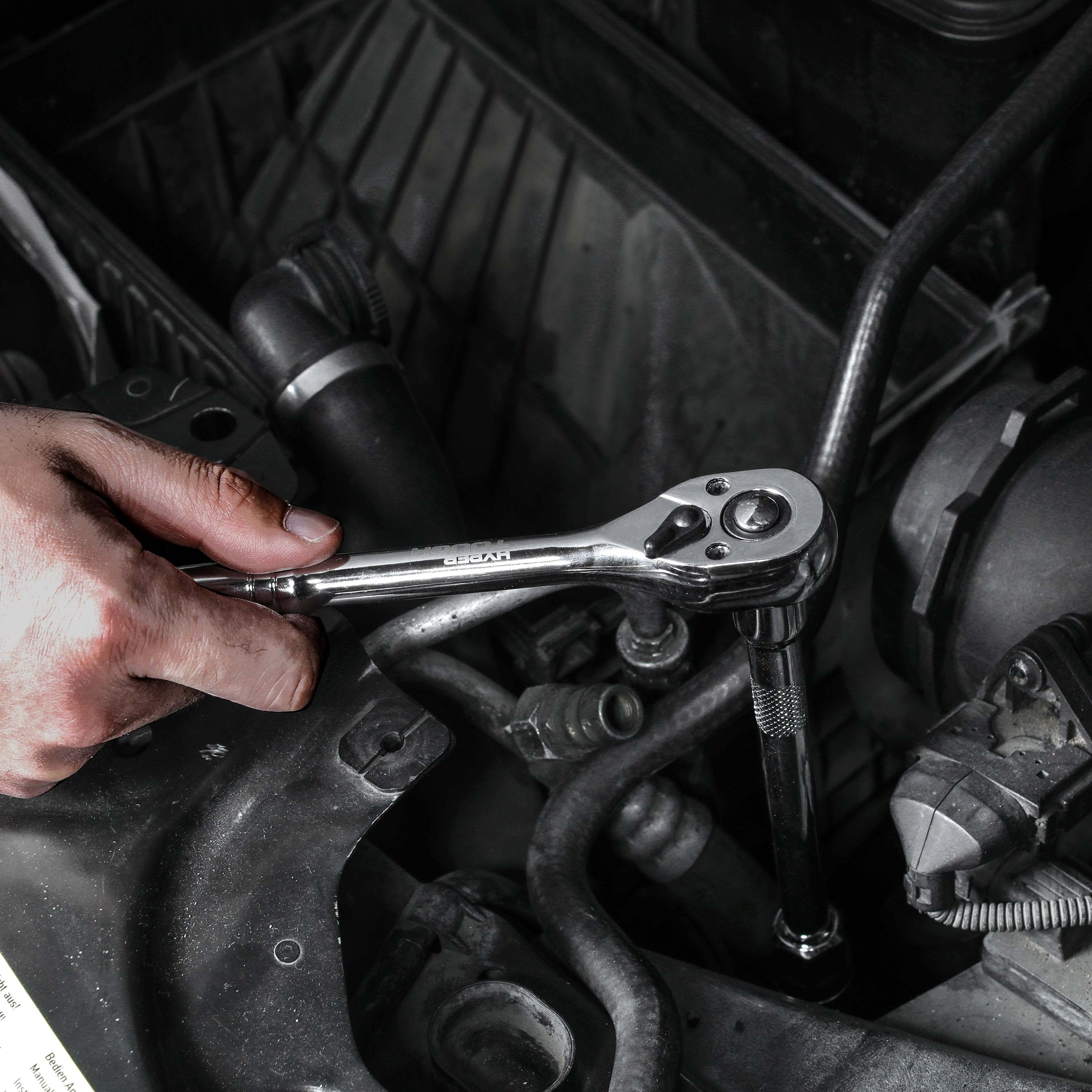 144-Piece 1/4, 3/8 and 1/2-inch Drive Mechanics Tool Set, Chrome Finish-2024