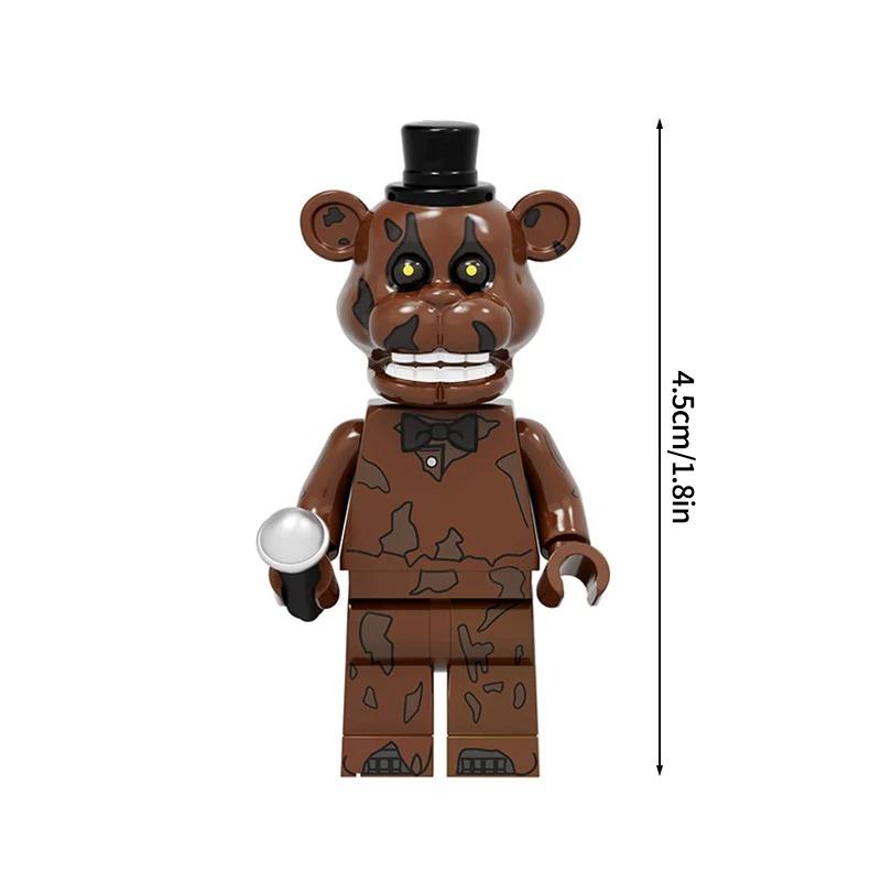 Five Nights at Freddy's Building Blocks Figures, FNAF Minifigures Set, Horror Game Collectible Toys, Perfect Gift for Fans & Kids