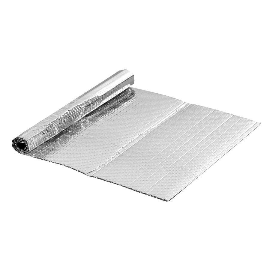 VEVOR Double Reflective Insulation Sheet, 16PCS Double-Sided Aluminum Foil Radiant Barrier, 6mm 24 inx 4 ft, Dual-Layer Air Bubble Heat Reflective Shield, Thermal Insulation Rolls