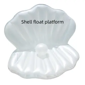 Inflatable Shell Swim Ring, Pool Float Bed, Water Play Toy, Hot Selling Swim Ring, Fun Aquatic Accessories for Kids and Adults