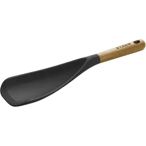 Staub Silicone with Wood Handle Cooking Utensil, Multi-function Spatula Spoon